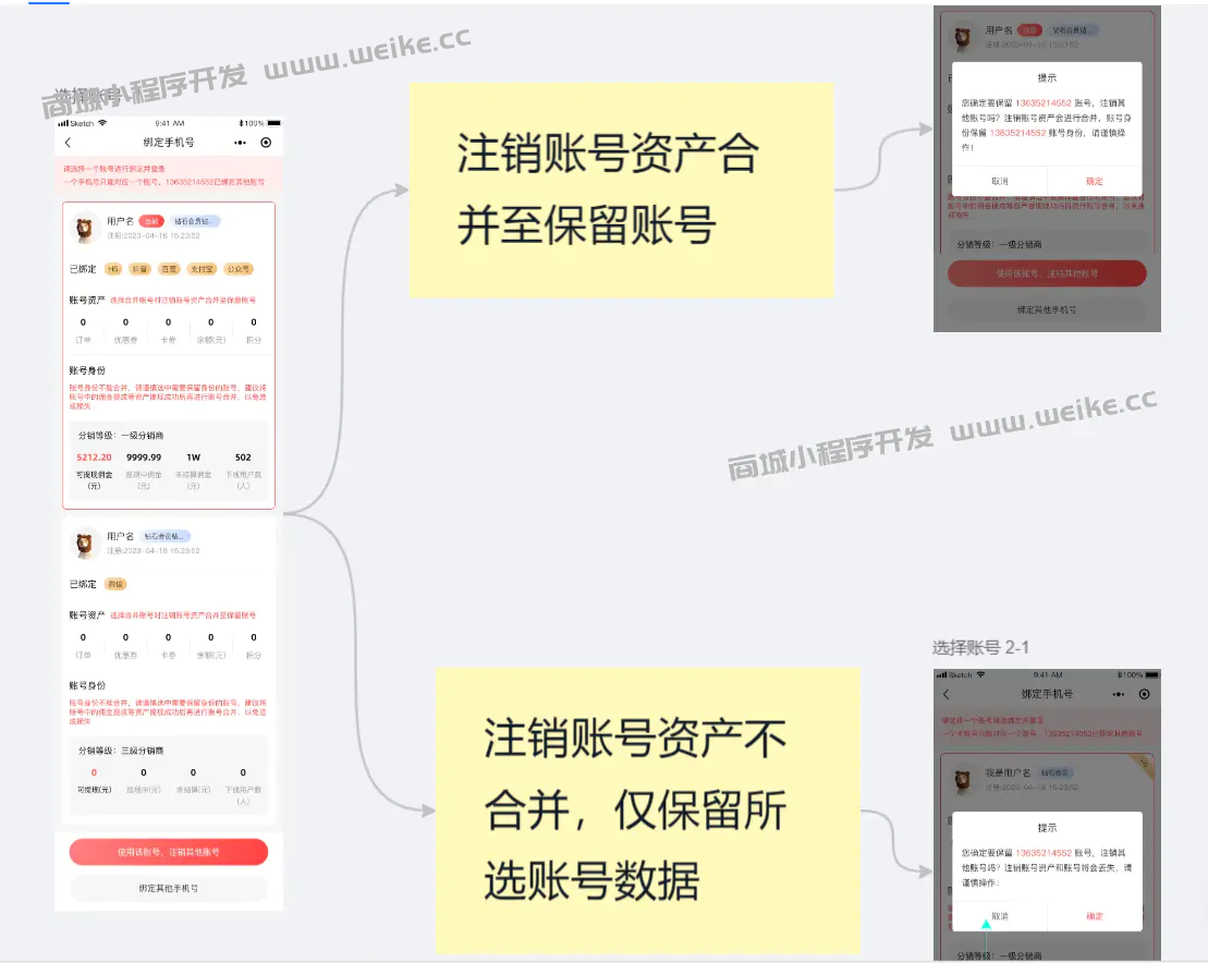 小程序多端账户同步注意事项