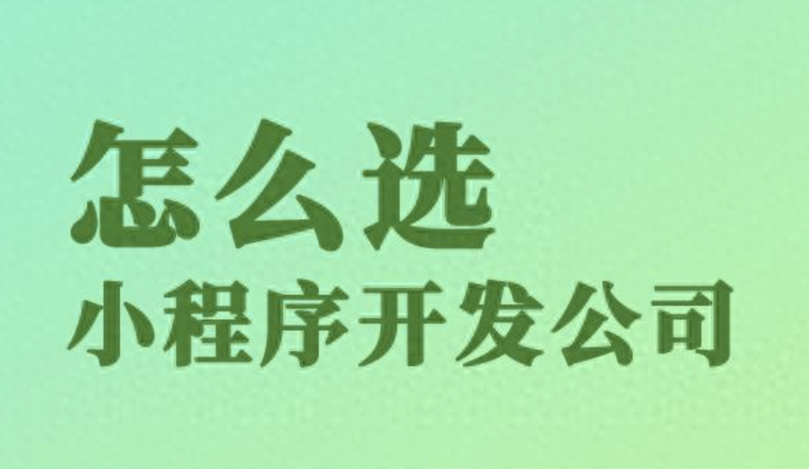 选对小程序开发公司：避坑与拿捏全攻略（通用于各类定制开发）✅